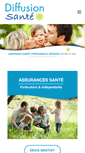 Mobile Screenshot of diffusionsante.com